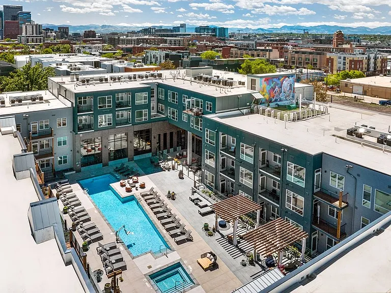 Pool courtyard