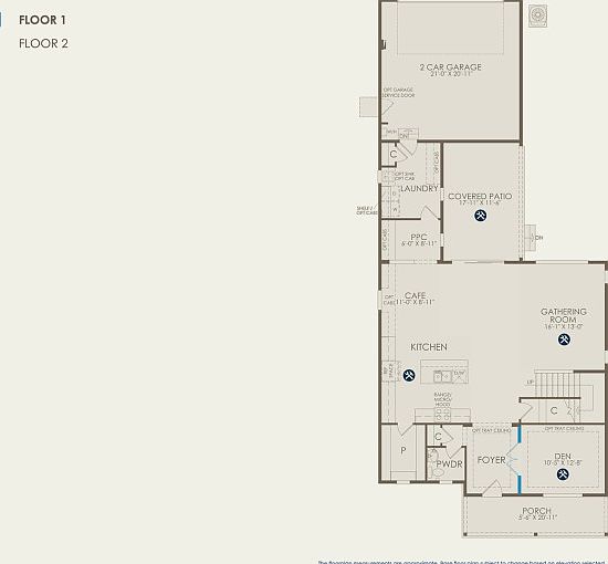 Hemlock Floor Plan, Quick Move-In Home, Floor 1