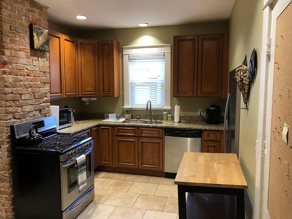 The kitchen has all stainless appliances. The stove is GAS!