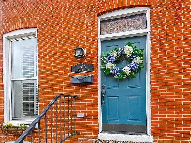 Front door (updated with digital lock since photo was taken)