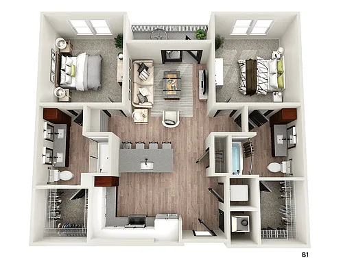 Floor plan B1