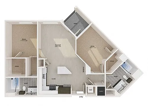 Floor plan B2
