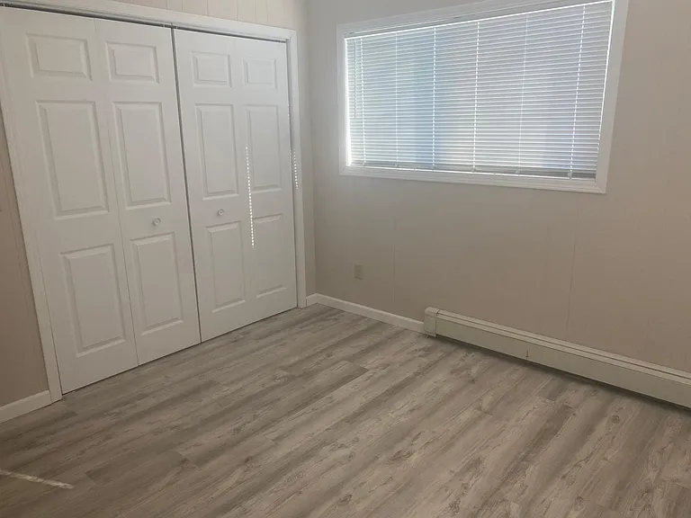 Luxury vinyl plank floors and new closet doors