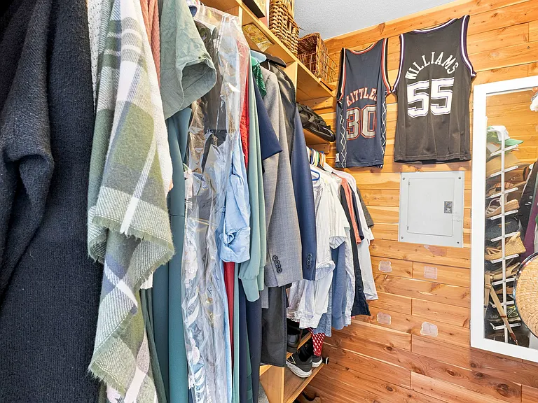 Primary walk-in closet