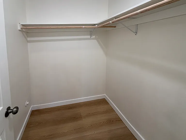 Primary walk in closet