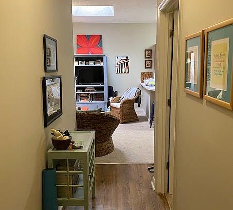 Looking into unit from entry door