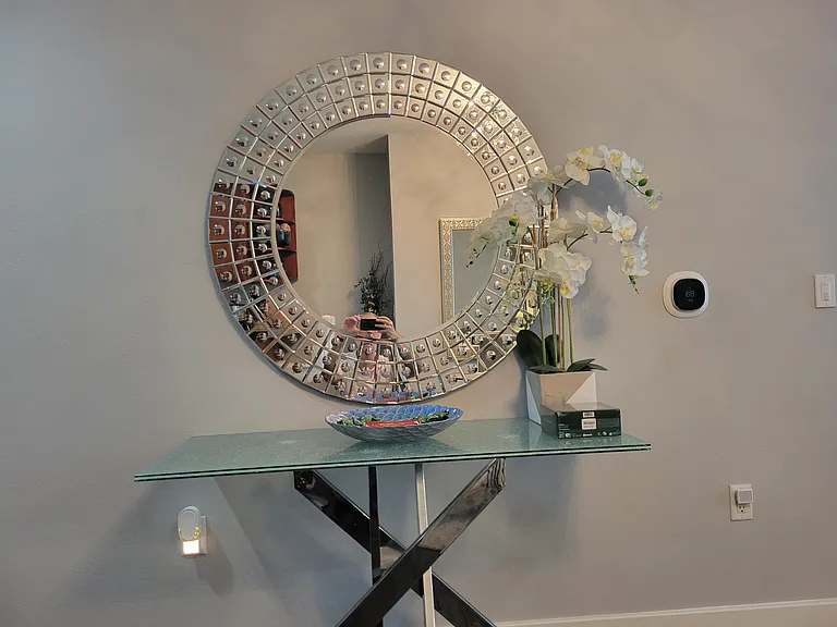 Hallway table and mirror