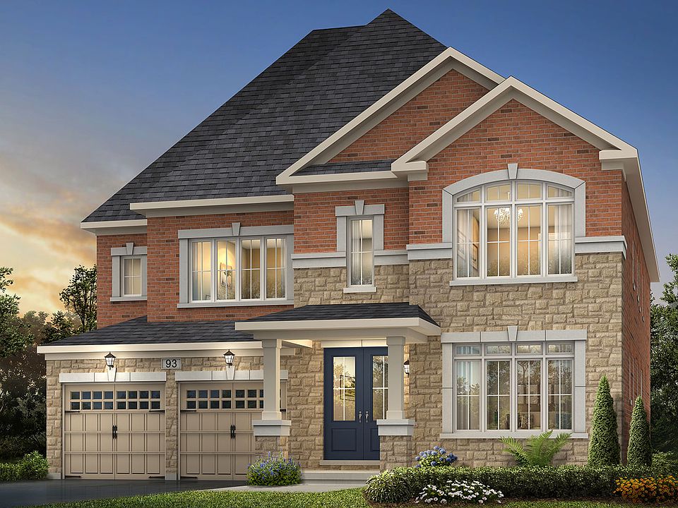 Exterior Emerald Style D at Woodhaven in Aurora, Ontario.