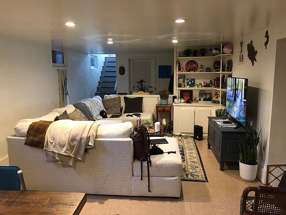 basement living room