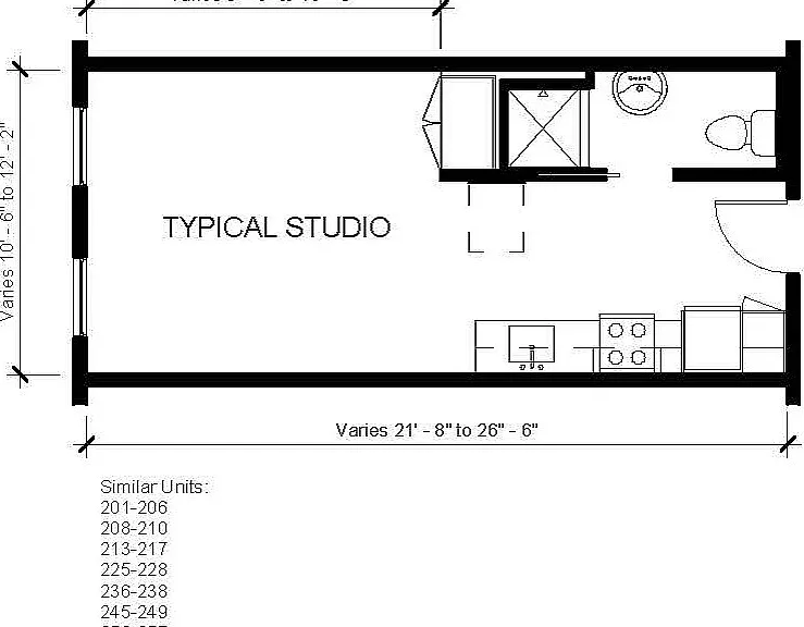 Studio 2 Floor Plan Studio 2 Floor Plan