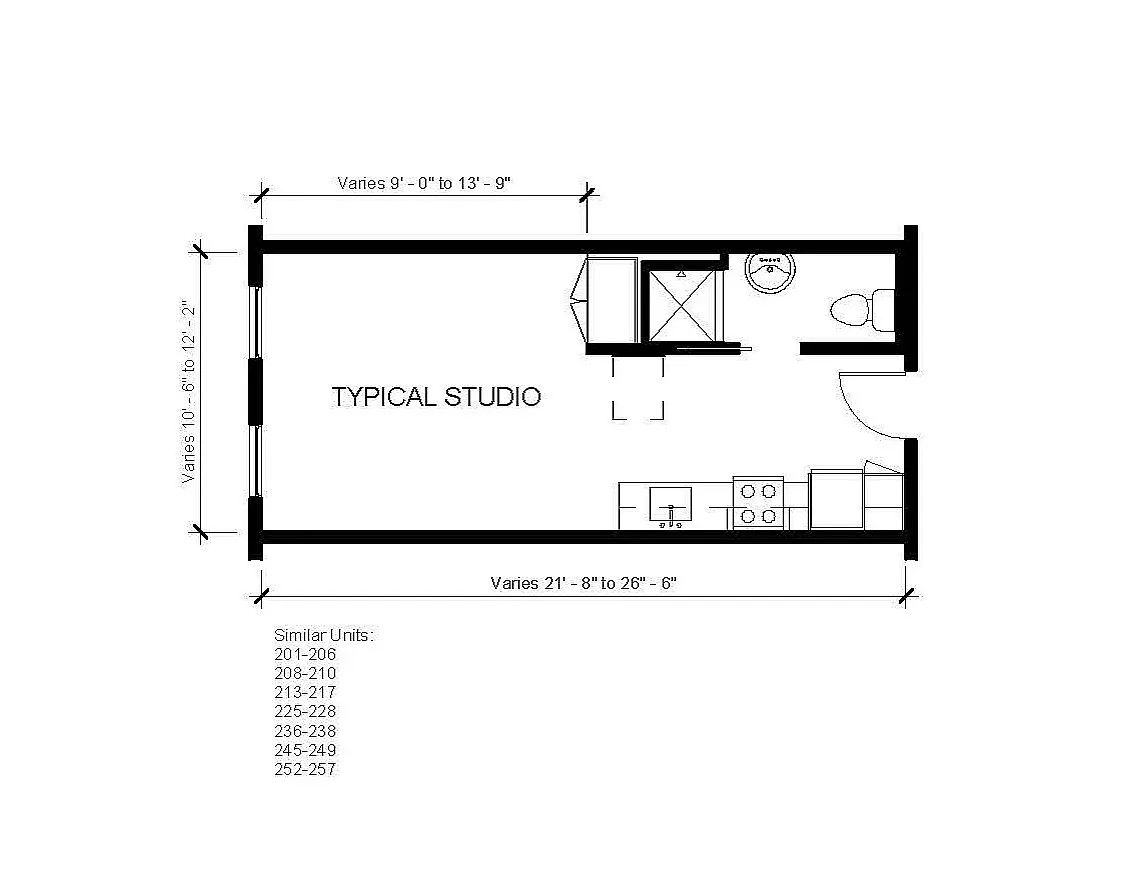 Floor plan Studio 02