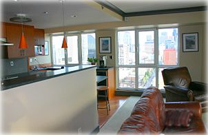 Kitchen and Living Room