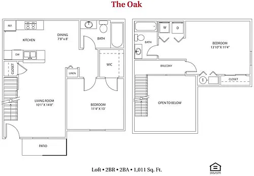 Floor plan The Oak