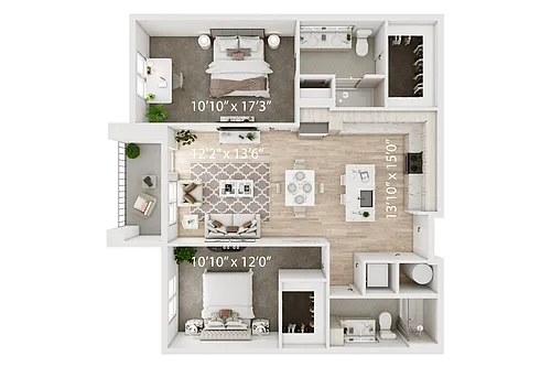 Floor plan B80