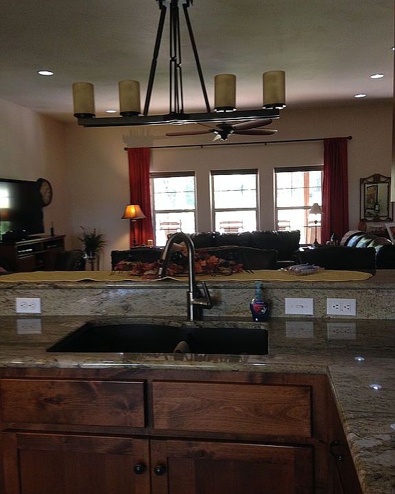 Kitchen to Living across bar