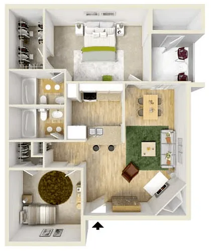 Floor plan B3