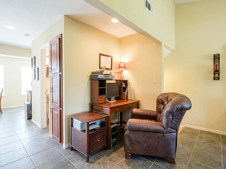 Office Nook Off the Kitchen (Picture with furniture for visualization only)
