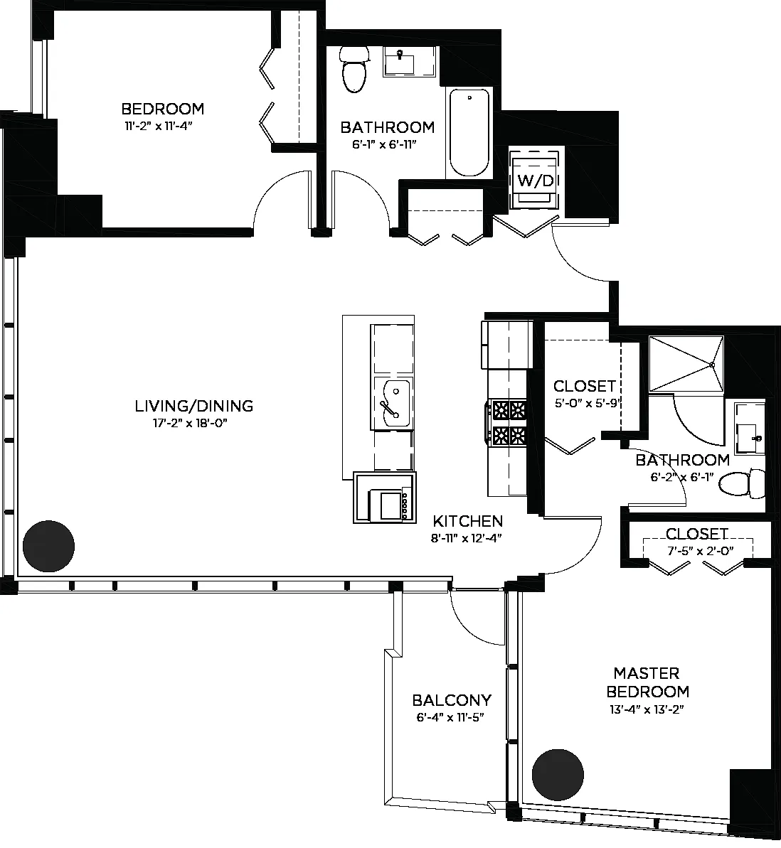 Floor plan 2B