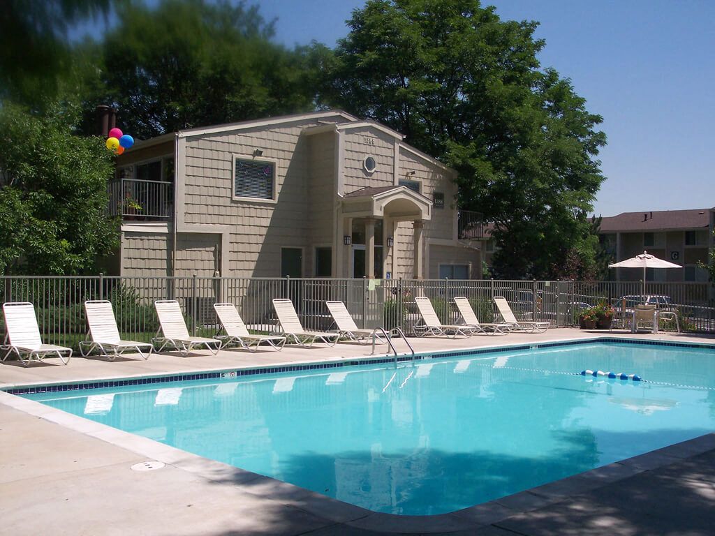 Heated pool with sundeck
