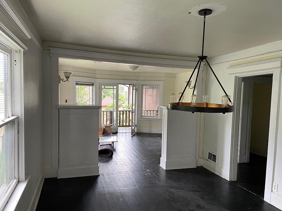 Looking into living room from dining area