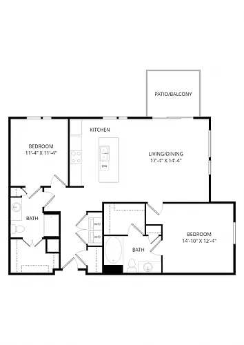 Floor plan C05 2X2