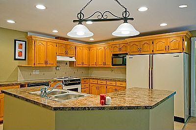 Huge open kitchen
