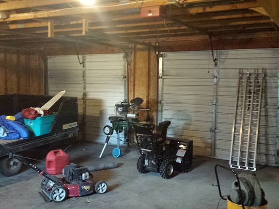 inside garage