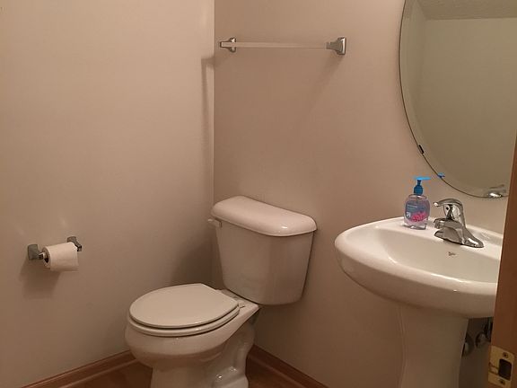 Main level half bathroom