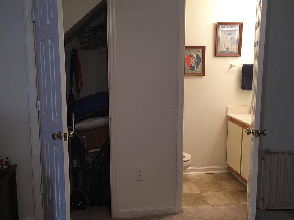 Downstairs half bath & storage closet