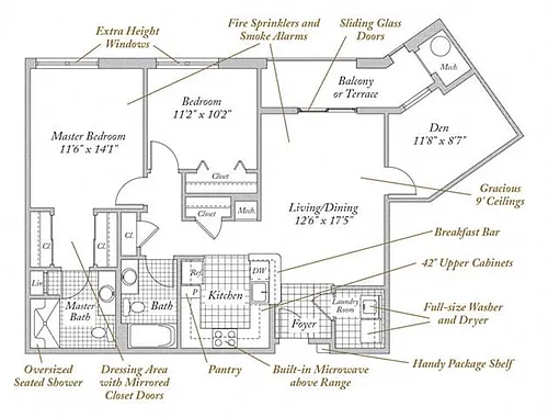Floor plan The Hawthorne
