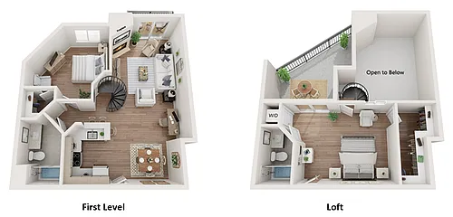 Floor plan Two Bedroom