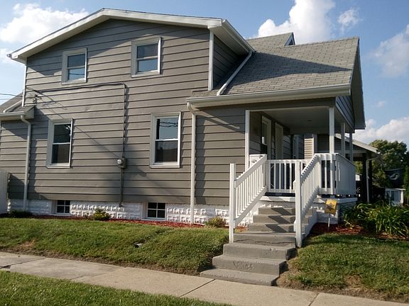 South side of house