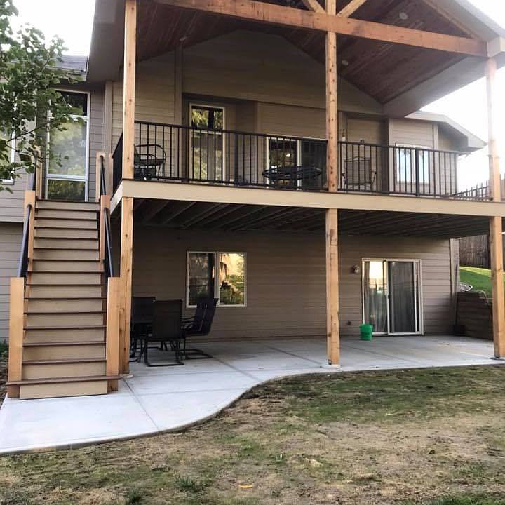 Covered Deck and Patio
