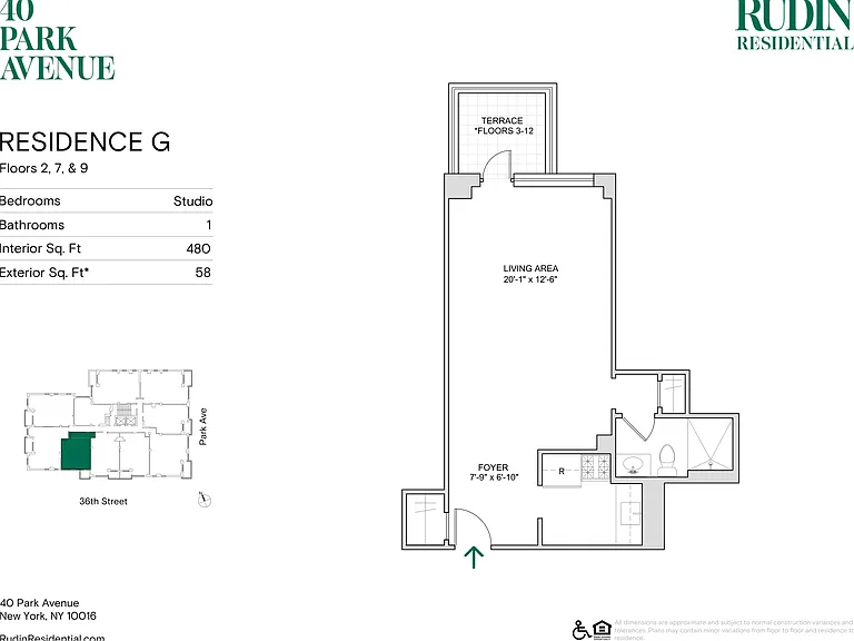 40 Park Ave #7G — Photo 6