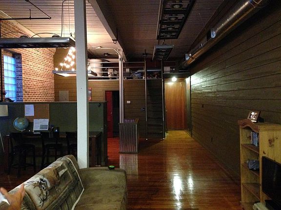 entry corridor and upper storage