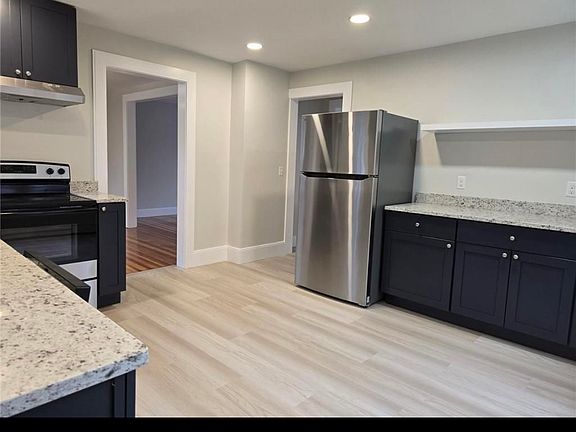 Newly updated kitchen with stainless appliances