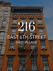 216 East 6th Street in East Village