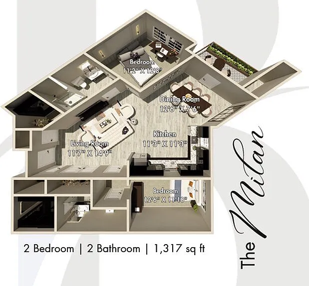 Floor plan Milan