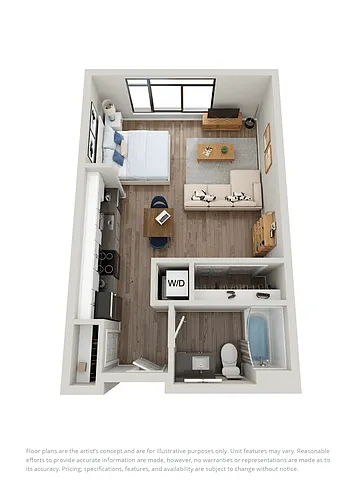 Floor plan Studio C