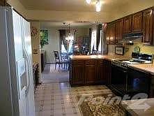 Kitchen looking from back entrance