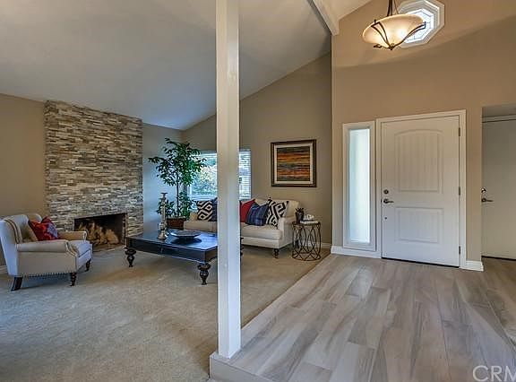Entryway and formal sitting area