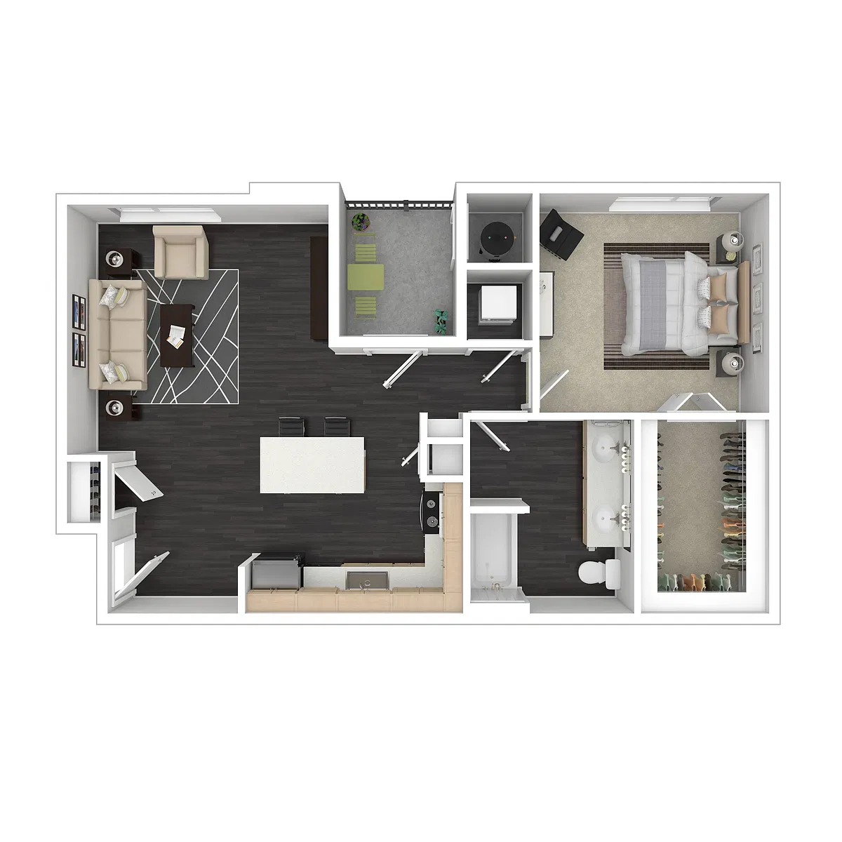 Floor plan 1C