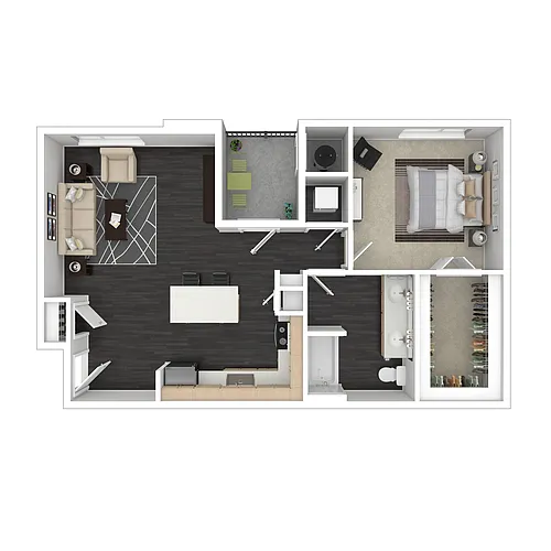 Floor plan 1C