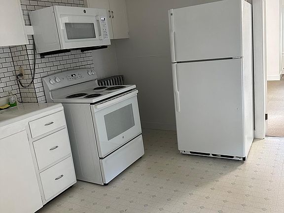 Shows door to living room