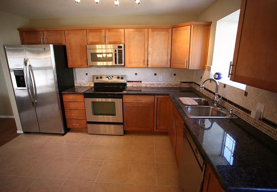 New kitchen includes all stainless appliances