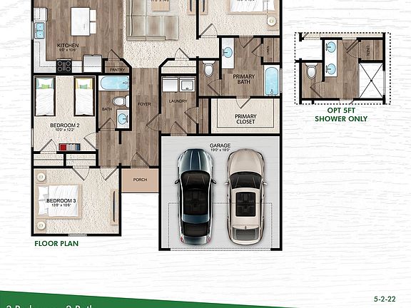 Spring Garden TR Floor Plan 5 2 22