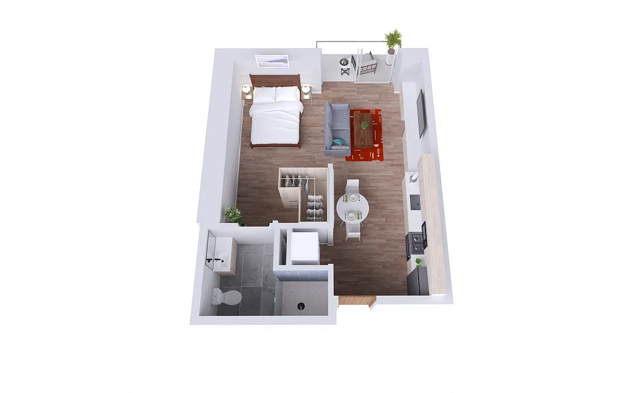 Floor plan Studio