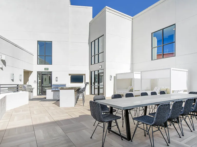 Rooftop Lounge with Grilling Area