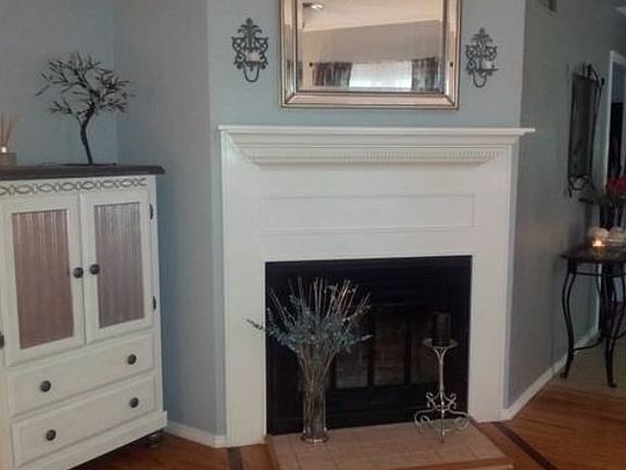 See through fireplace