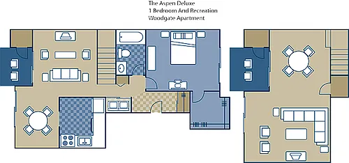 Floor plan The Aspen Deluxe
